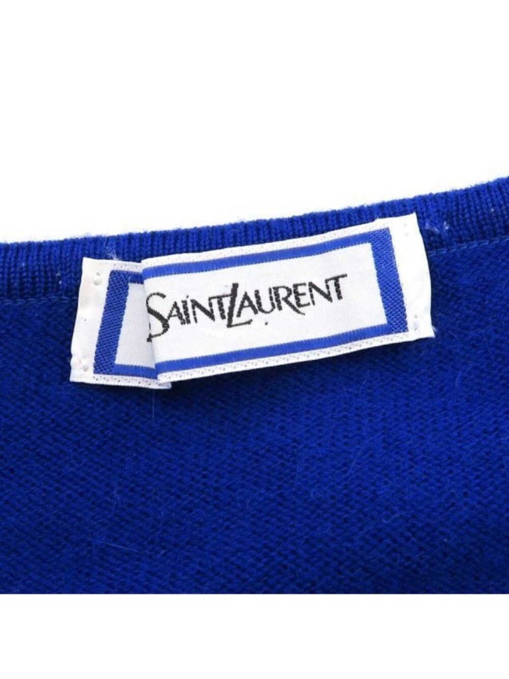 Yves Saint Laurent Blue Cardigan - Picture 8 of 9
